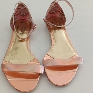 Ted Baker London Pink Metallic Sandals
